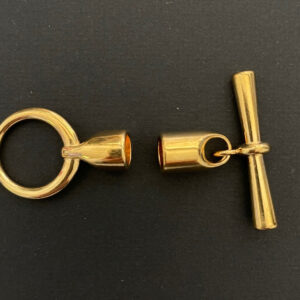 Gold toggle set gold plated
