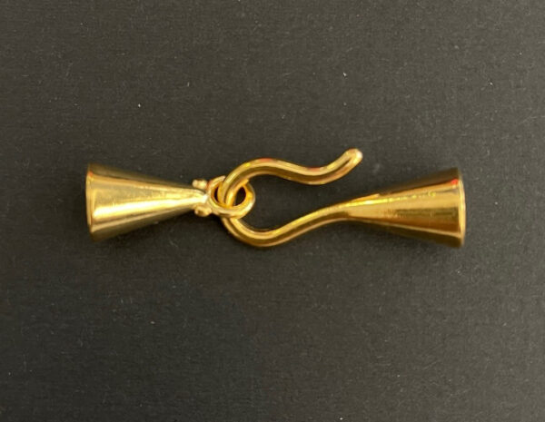 gold hook and eye