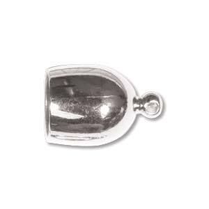 silver plated bullet end cap
