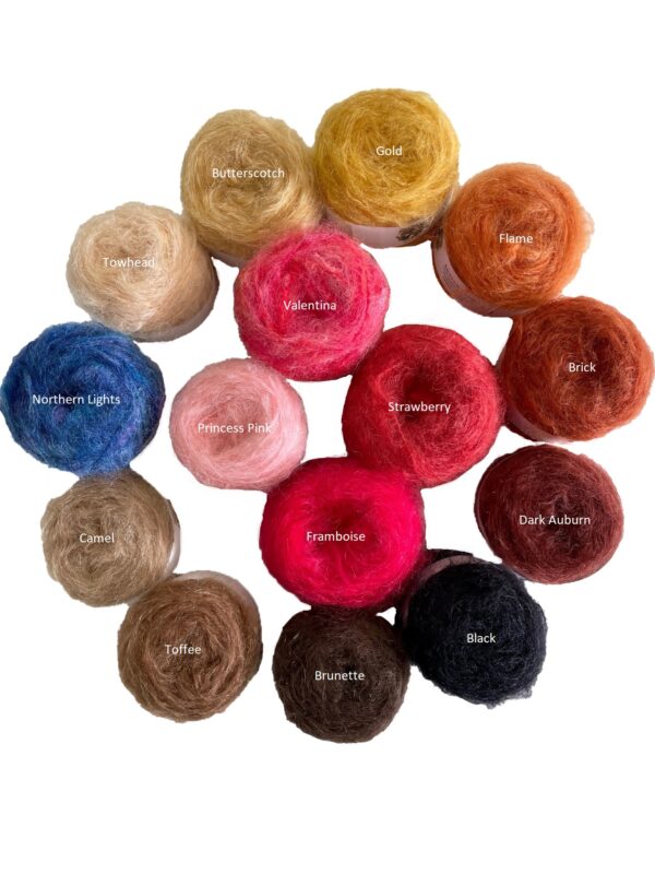 mohair yarn colors