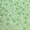 green stars cotton flannel