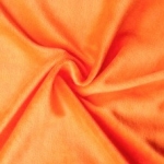 tangerine cotton velour