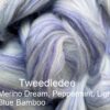 Tweedledee merino and wool roving top