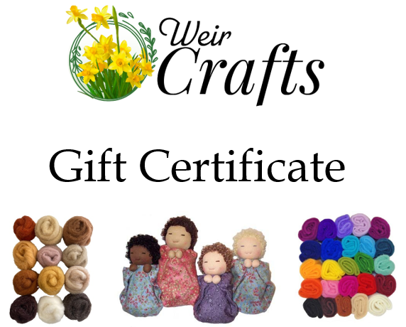Weir Crafts Gift Certificates