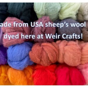 Great Lakes Wool Roving-USA made!