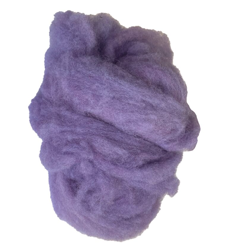 dusty lavender great lakes wool roving