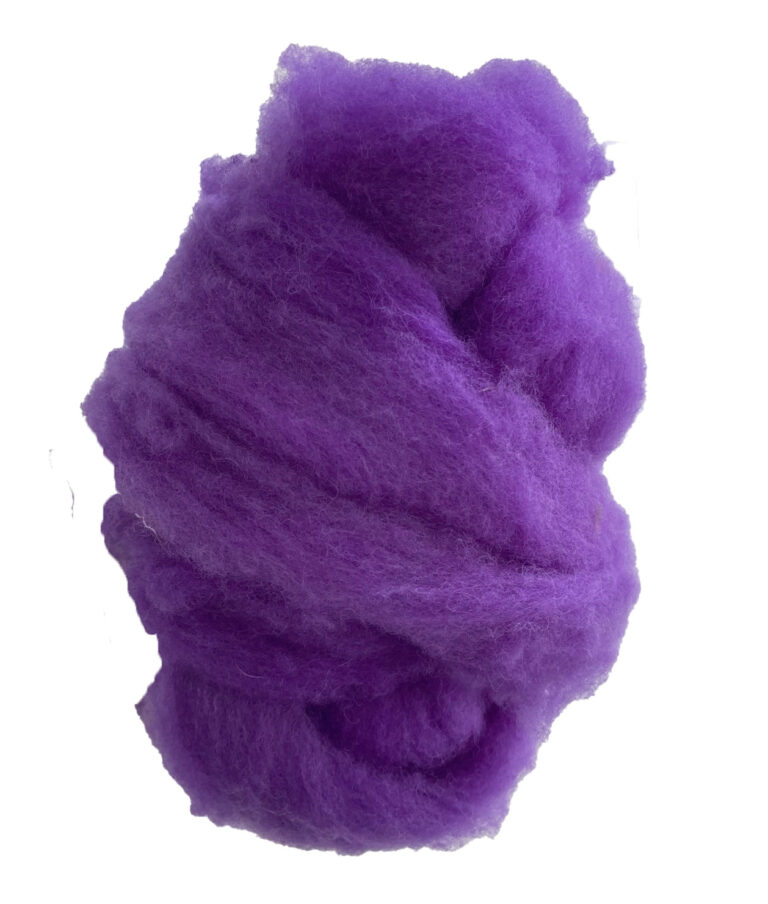 purple opulence dani ives great lakes wool roving