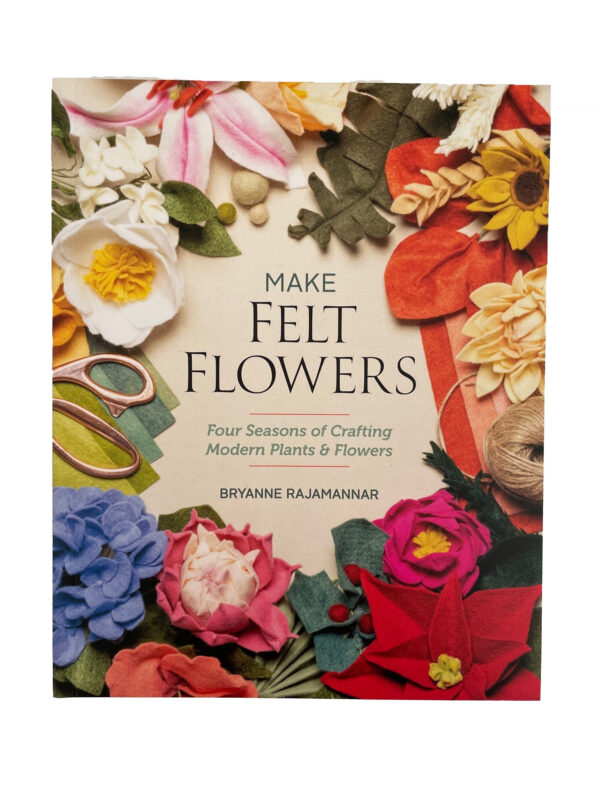 make felt flowers book