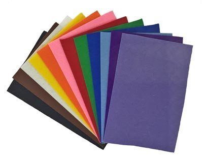 100% wool Felt squares in 12x12 - single colours-10 pieces · Wholesale  Haberdashery & Craft-Supplies